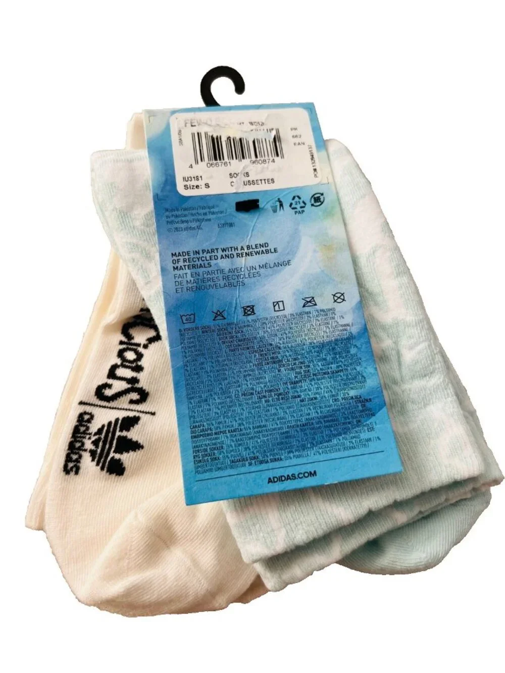 Adidas x Fewocious Socks 2-Pack Tie Dye Graphic Socks ( S )
